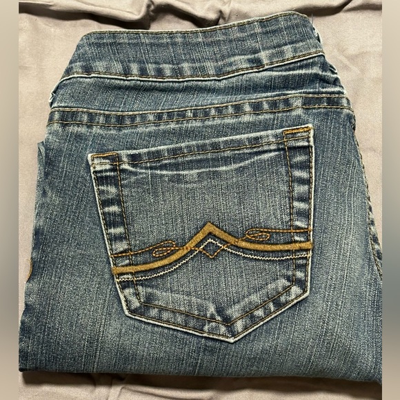 Warehouse One Size 29 Boot Cut Blue Jeans - Picture 2 of 6